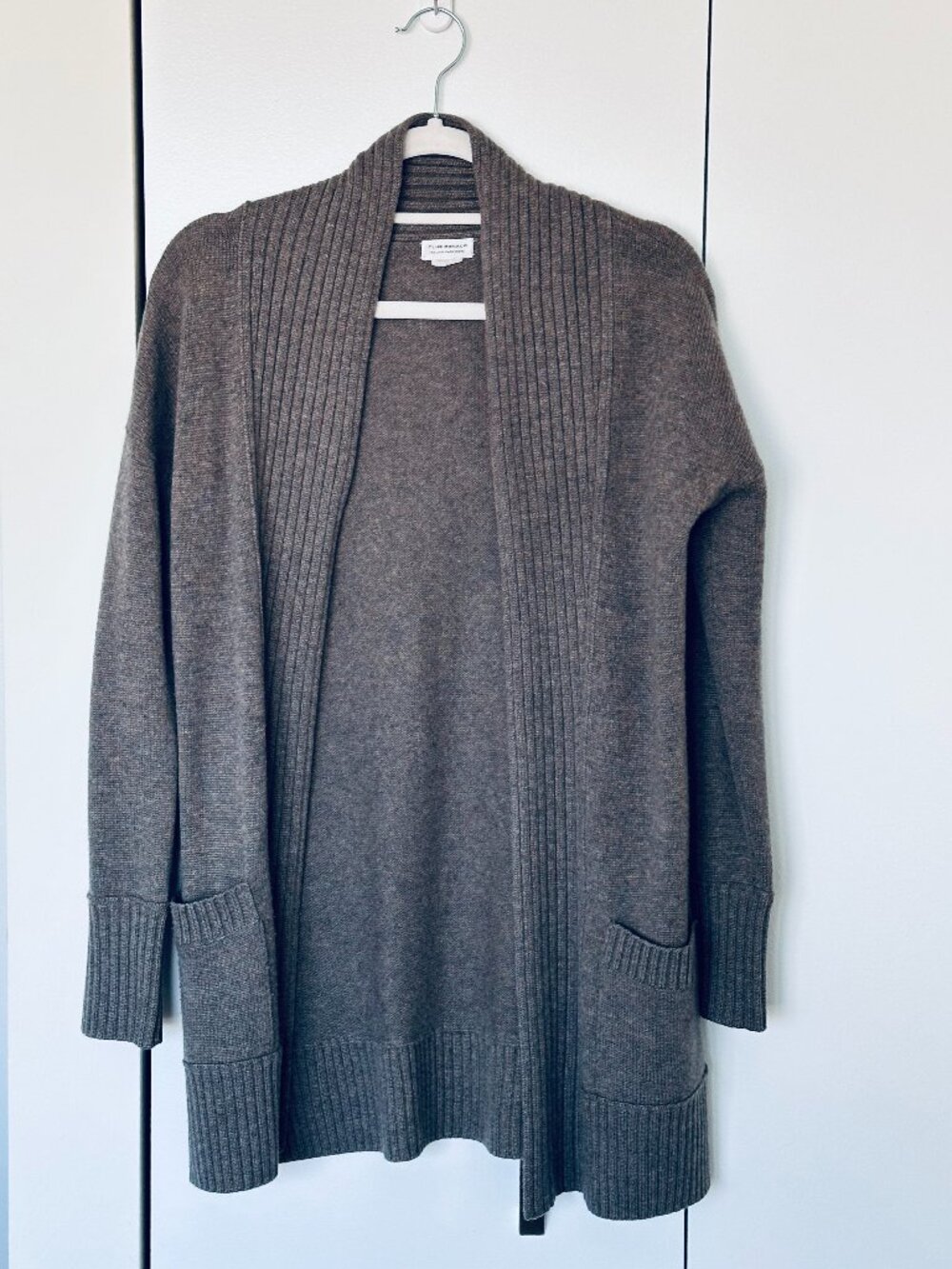 Club Monaco Grey Open Front Cardigan - OS